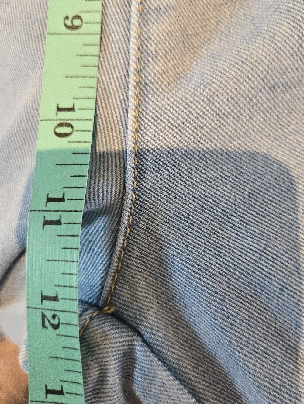 NWOT!! Kuwalla | Sample Sale Light Wash Wide Leg Drawstring Denim Pants, Size 30 - Picture 10 of 11